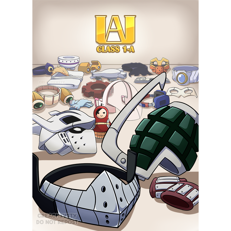 〘ON-HAND〙My Hero Academia UA Class 1-A Tribute Print