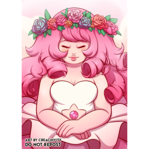 〘ON-HAND〙Steven Universe Rose Quartz Portrait Print
