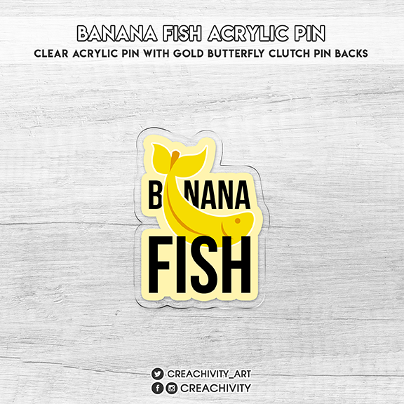 〘PRE-ORDER〙BANANA FISH ACRYLIC PIN