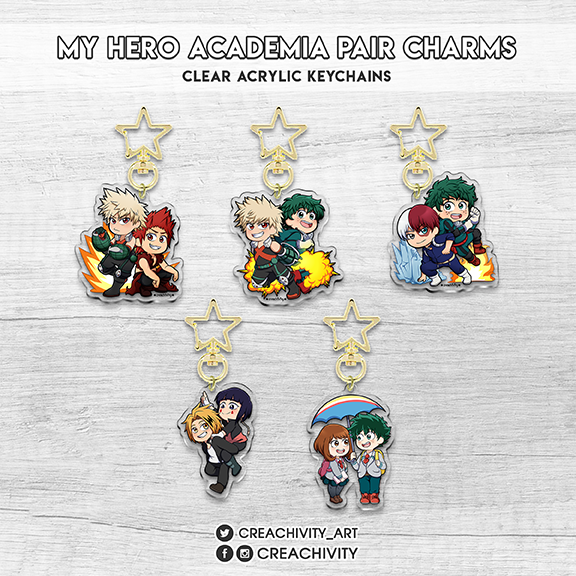 〘BACK-ORDER〙MY HERO ACADEMIA PAIRS CHARMS
