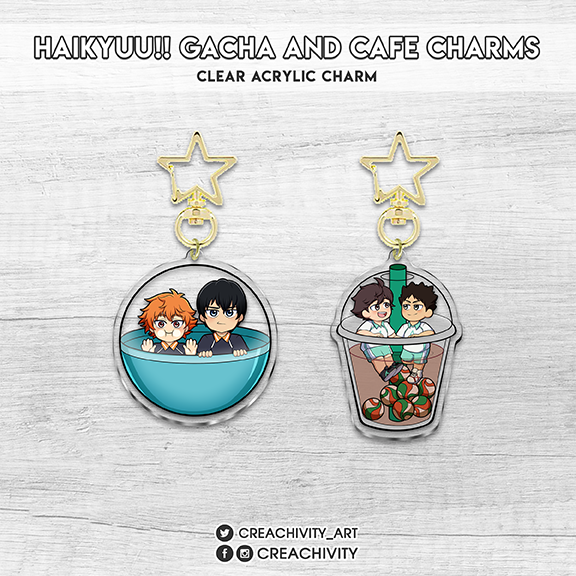 〘ON-HAND〙Haikyuu!! Gacha & Cafe Charms