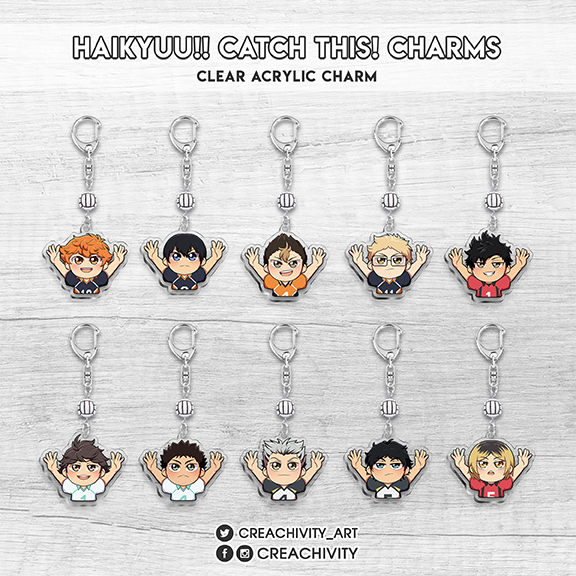 〘PRE-ORDER〙Haikyuu!! Catch This! Acrylic Volleyball Charms