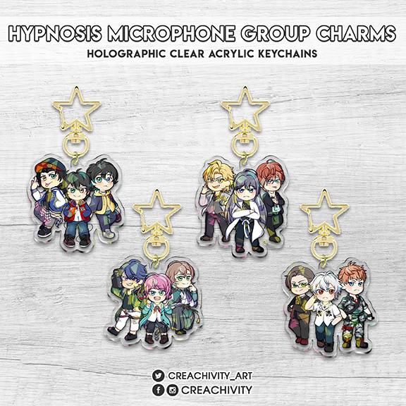 〘PRE-ORDER〙Hypnosis Microphone Acrylic Group Charms