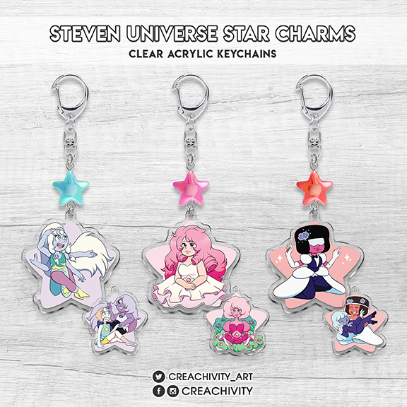 〘PRE-ORDER〙Steven Universe Star Alter-Ego Acrylic Charms