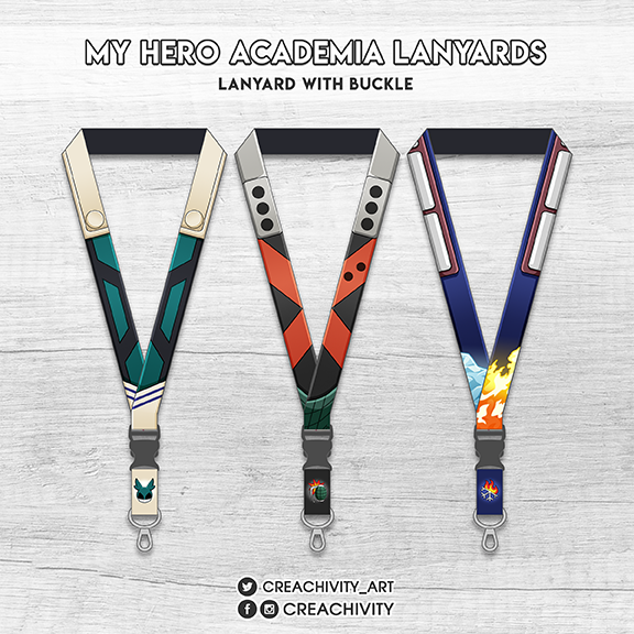 〘PRE-ORDER〙MY HERO ACADEMIA HERO LANYARDS