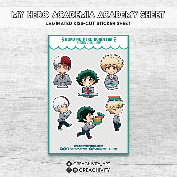 〘ON-HAND〙Boku no Hero Academia Academy Sticker Set