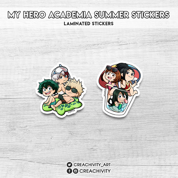 〘ON-HAND〙MY HERO ACADEMIA SUMMER STICKERS
