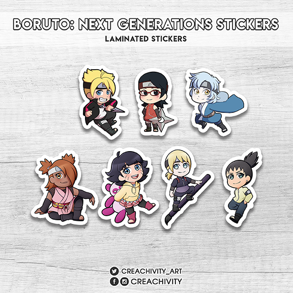 〘ON-HAND〙BORUTO STICKER SET