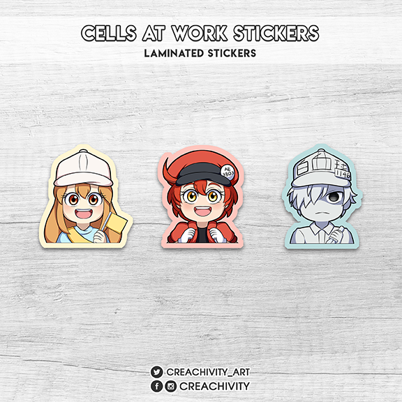 〘ON-HAND〙CELLS AT WORK STICKERS