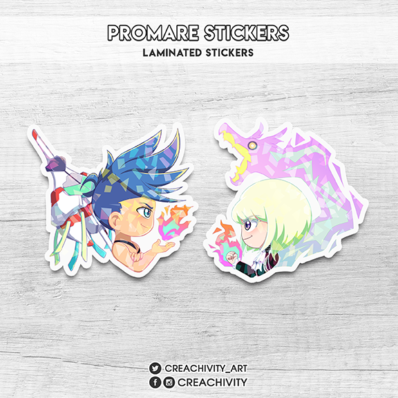 〘ON-HAND〙PROMARE HOLOGRAPHIC STICKERS
