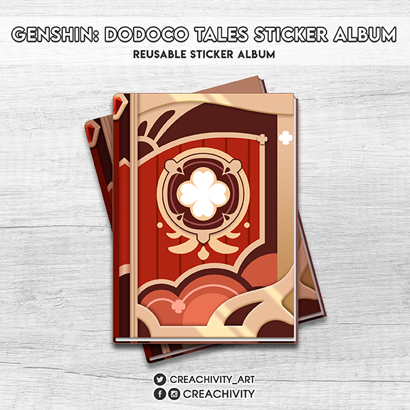 〘ON-HAND〙Genshin Impact: Dodoco Tales Sticker Album