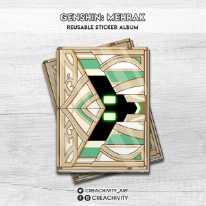 〘ON-HAND〙Genshin Impact: Mehrak Sticker Album