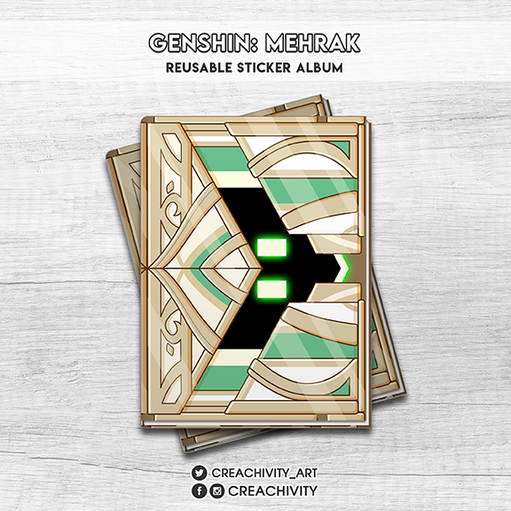 〘ON-HAND〙Genshin Impact: Mehrak Sticker Album