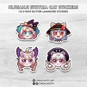 〘ON-HAND〙NIJISANJI ETHYRIA CAT STICKERS