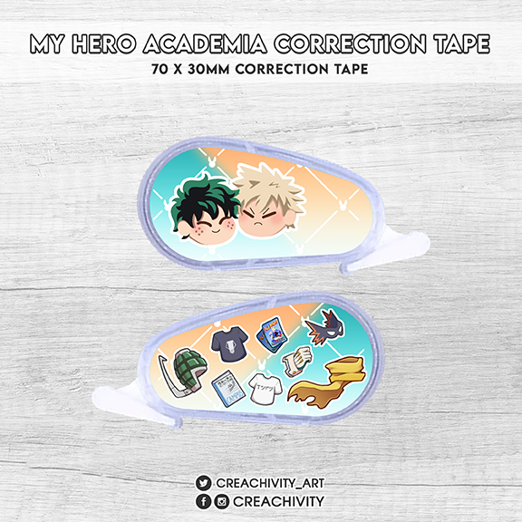 〘ON-HAND〙 DEKU & KACCHAN CORRECTION TAPE
