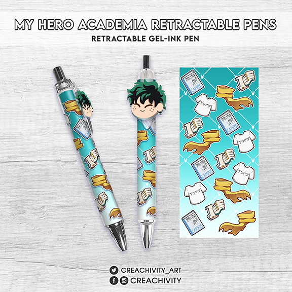 〘ON-HAND〙MHA DEKU RETRACTABLE GEL-INK PEN