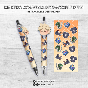 〘ON-HAND〙MHA KACCHAN RETRACTABLE GEL-INK PEN