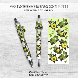 〘ON-HAND〙ZZZ BANGBOO AVOCABOO RETRACTABLE GEL-INK PEN