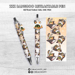 〘ON-HAND〙ZZZ BANGBOO EOUS RETRACTABLE GEL-INK PEN