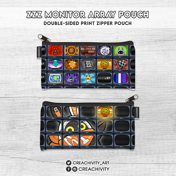 〘ON-HAND〙ZZZ MONITOR ARRAY BANGBOO ZIPPER POUCH