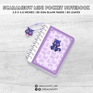 〘ON-HAND〙Scarameow Mini Pocket Notebook