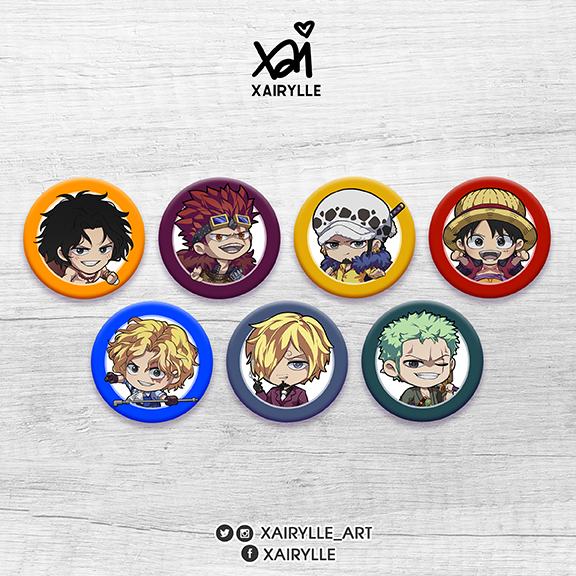 〘ON HAND〙 One Piece Button Pins by Xairylle