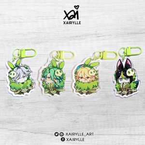 〘ON HAND〙 Genshin Impact Dendro Acrylic Charms by Xairylle