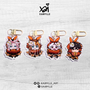 〘ON HAND〙 Genshin Impact Geo Acrylic Charms by Xairylle