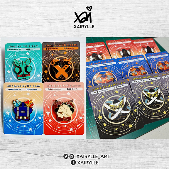 〘ON HAND〙 My Hero Academia Star Enamel Pins by Xairylle