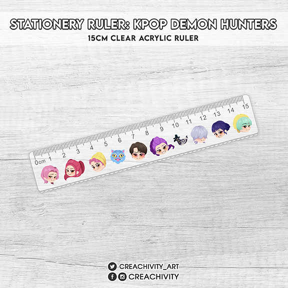 〘ON-HAND〙 KPDH HUNTRIX SAJA BOYS STATIONERY RULER